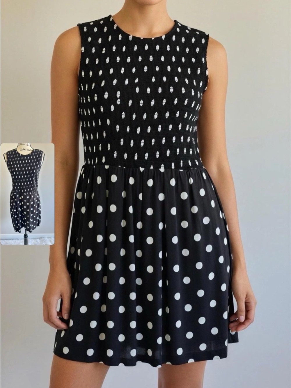 Calvin Klein Polka Dots Womens Romper Size 10 NWT